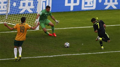 بالفيديو.. «فيا» يتقدم بالهدف الأول لإسبانيا على أستراليا