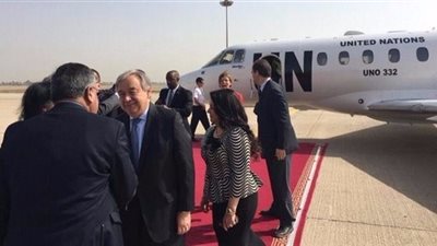 الأمين العام للأمم المتحدة يصل بغداد