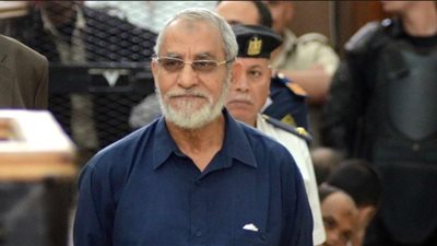 «الجنايات» تسدل الستار على محاكمة محمد بديع و800 متهم في «أحداث عنف العدوة».. المؤبد لمرشد الإخوان و87 آخرين.. الإعدام لـ4 غيابيا وبراءة 463.. المحكمة: الإخوان جماعة إرهابية وصفيا 