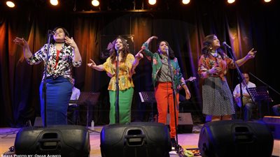 «بهججة» تتألق في سهرة غنائية بساقية الصاوي (صور)