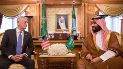 اتصال هاتفي بين ولي ولي العهد السعودي ووزير الدفاع الأمريكي