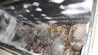 بالصور.. ضبط موزع لحوم فاسدة بدار السلام