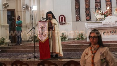 18 صورة ترصد احتفالات عيد القيامة في كنيسة العذراء بمدينة نصر