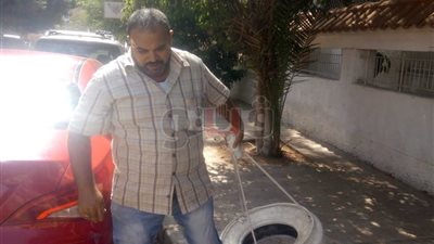 إزالة حواجز انتظار السيارات في مصر الجديدة (صور)