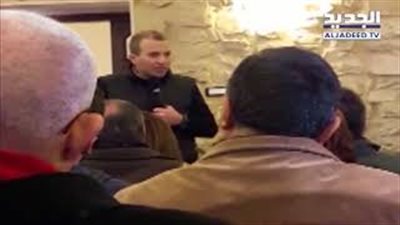 وزير خارجية لبنان يسب رئيس مجلس النواب (فيديو)