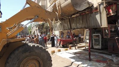 حملة لإزالة الإشغالات بـ3 مناطق في الجيزة