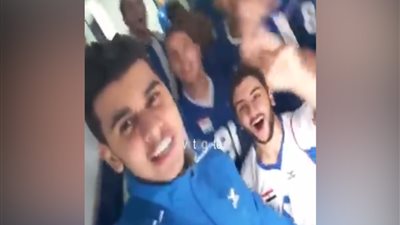 بالفيديو.. «ناشئو الطائرة» يحتفلون بالفوز على المغرب في تونس