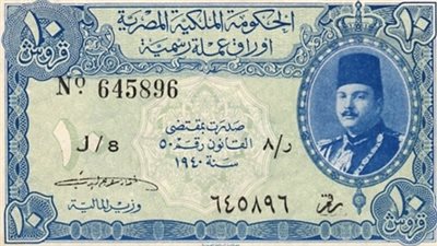 إصدار أول عملة ورقية في مصر عام 1916
