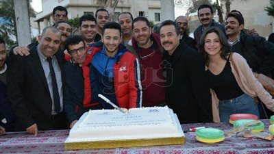 صادق الصباح وحمادة هلال في احتفالية بدء تصوير «قانون عمر» (صور)