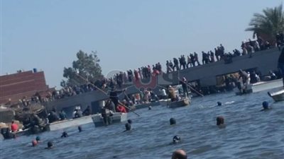 انتشال جثة شقيقين غرقا ببحيرة المنزلة في الدقهلية (صور)