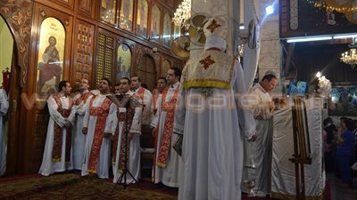 بالصور.. انتهاء صلاة قداس القيامة بكنائس وأديرة الدقهلية
