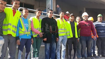 وزير الرياضة يتفقد أعمال تطوير إستاد القاهرة استعدادا لأمم أفريقيا