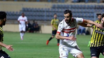 الزمالك يتعادل مع المقاولون 1/1 في الشوط الأول