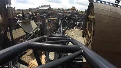 بالفيديو والصور.. أسرع لعبة قطار دوار في العالم