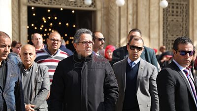 وزير الآثار يتفقد مسجد محمد علي بقلعة صلاح الدين (صور)