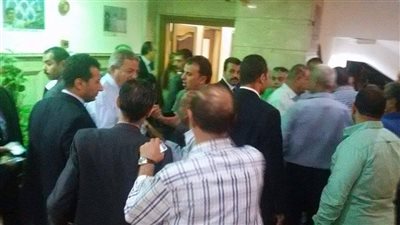 بالصور ..موظفو وعاملو الزمالك ينظمون وقفة احتجاجية أمام وزارة الرياضة