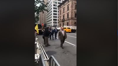 الأمن الأمريكي يتدخل لحماية المصريين من اعتداء الإخوان (صور)