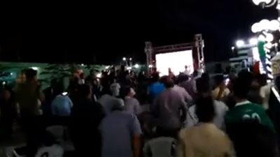 جماهير المصري تحتفل بالتأهل لنصف نهائي الكونفدرالية (فيديو)