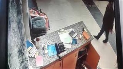 بالفيديو.. لحظة سرقة لص هاتفا من محل