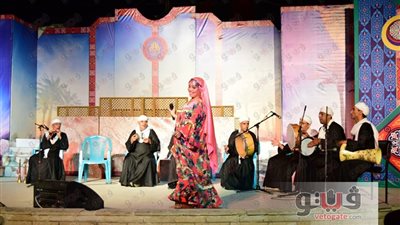 بالصور.. الفرقة القومية للموسيقى الشعبية تبدع على مسرح جمصة