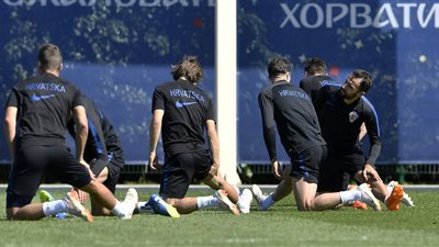 كرواتيا تواصل استعدادتها لمواجهة نيجيريا ( صور)
