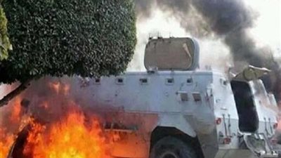 إصابة 3 جنود في تفجير مدرعة للمرة الثانية بالشيخ زويد.. اليوم