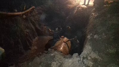 انقطاع المياه عن مدينة ناصر ببني سويف بسبب كسر الماسورة الرئيسية