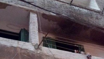 مصرع مسن إثر حريق هائل بمسكنه في الإسكندرية | صور