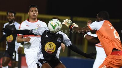 الشوط الأول .. تعادل سلبي بين الزمالك ومازيمبي