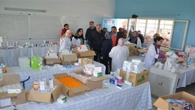 الكشف على 1644 حالة في قرية بقوص