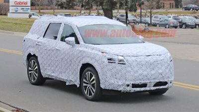 ظهور الجيل الجديد من نيسان باثفايندر 2022 بالشوارع العامة