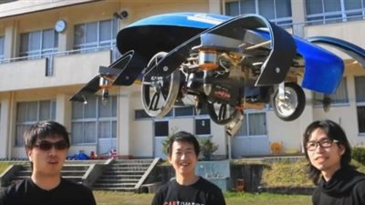 اليابان تختبر أصغر سيارة طائرة فى العالم | فيديو