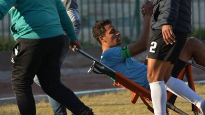 الأشعة تؤكد إصابة لاعب غزل المحلة بقطع في الرباط الصليبي