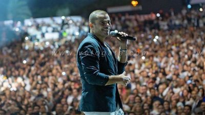 حفل عمرو دياب في دبي هو الأضخم هذا العام | صور