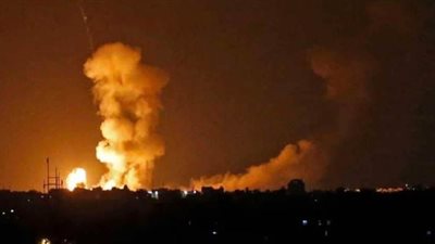 طائرات الاحتلال تشن هجوما على مواقع للمقاومة الفلسطينية