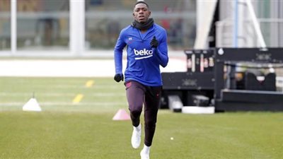 ديمبلي يعود لتدريبات برشلونة الجماعية