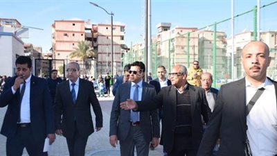 أشرف صبحي يتفقد المدينة الرياضية ببورسعيد| صور