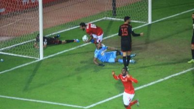 الأهلي يتقدم على النجم الساحلي بهدف آجايي في الشوط الأول