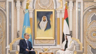 ولى عهد أبوظبى يوقع مذكرات تفاهم مع رئيس كازاخستان | صور