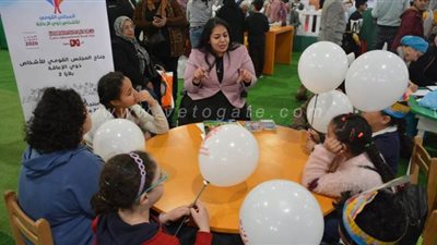 جناح الأطفال بمعرض الكتاب.. صرح تعليمي وترفيهي لصغار الزوار | صور