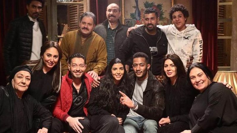 نجلاء بدر ونجوم مسلسل