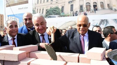 علي عبد العال يضع حجر الأساس لأكاديمية المحامين