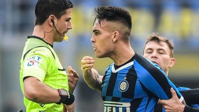 إيقاف مهاجم الأنتر مباراتين ويغيب عن ديربي ميلانو