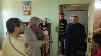 انهيار أجزاء من عقار غرب الإسكندرية دون إصابات