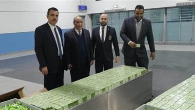 ضبط ٥٨٧١ قلم تجميل بحوزة راكب في مطار القاهرة