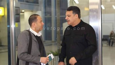 بعثة المصري تغادر مطار القاهرة إلى نيجيريا | صور