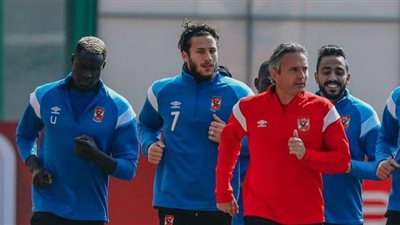 مران الأهلي| الشناوي ينتظم في التدريبات ورمضان صبحي يعلن جاهزيته
