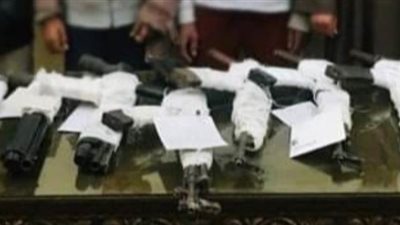 ضبط 7 أشخاص بحوزتهم أسلحة نارية في سوهاج