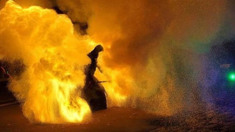 رؤية النار في المنام