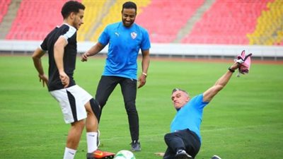 فقرة فنية جديدة في تدريبات الزمالك لمواجهة 